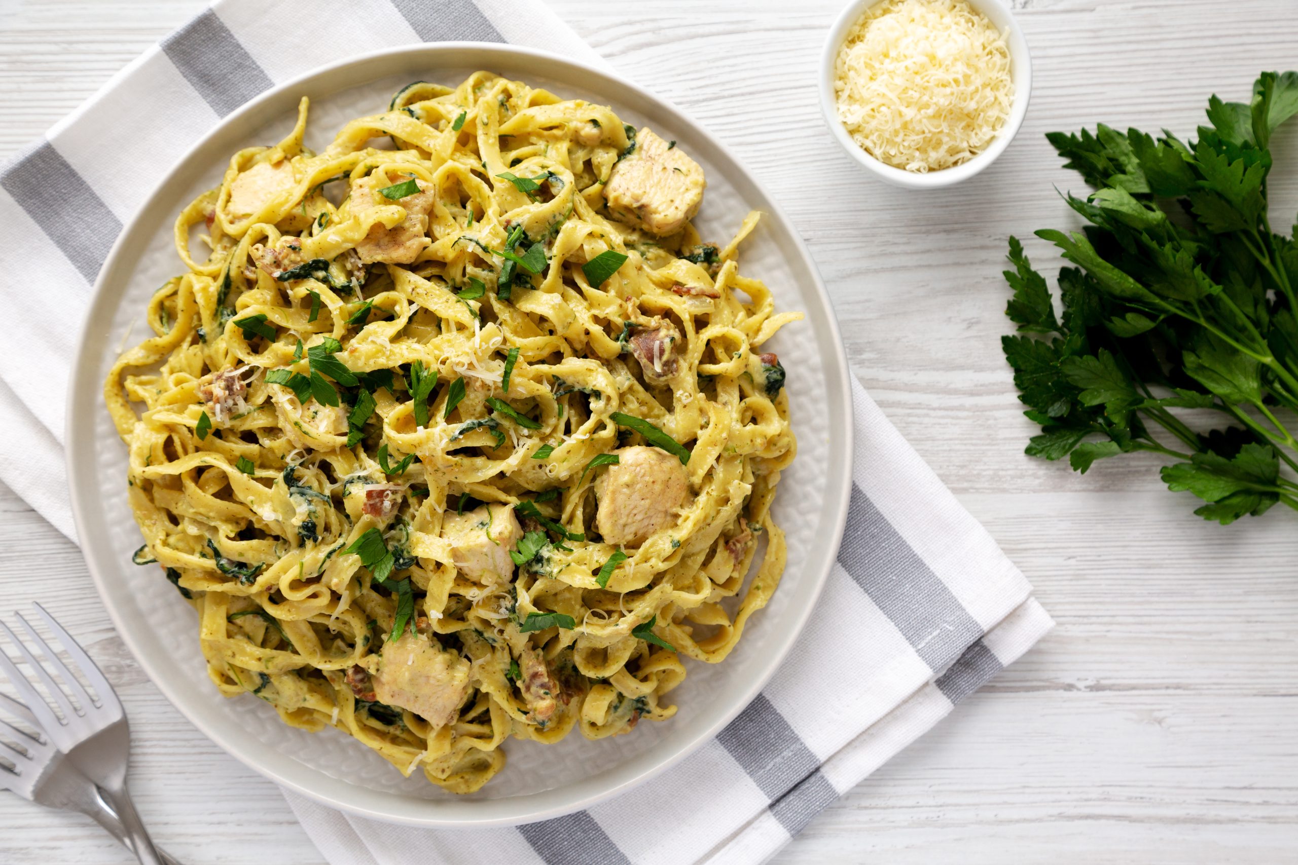 Mediterranean Chicken Pasta Island Farmhouse Poultry Island